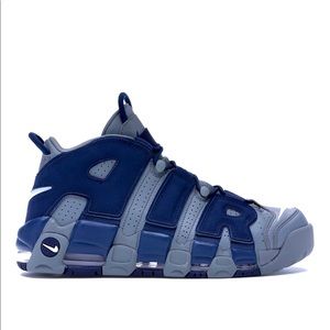 Nike Air More Uptempo Cool Grey midnight Navy.